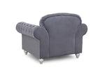 Elegance Sofa - Grey Armchair 