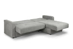Sheer Sofabed - Grey Universal Corner - 230 x 170 cm 