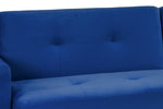 Sheer Sofabed - Plush Blue Universal Corner - 230 x 170 cm 