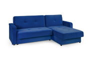 Sheer Sofabed - Plush Blue Universal Corner - 230 x 170 cm 