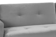 Sheer Sofabed - Plush Grey Universal Corner - 230 x 170 cm 