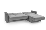 Sheer Sofabed - Plush Grey Universal Corner - 230 x 170 cm 