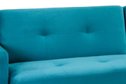 Sheer Sofabed - Plush Teal Universal Corner - 230 x 170 cm 