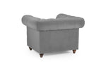 Hampton Sofa - Plush Grey Armchair 