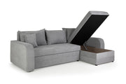Preston Sofabed - Grey Universal Corner - 230 x 145 CM 