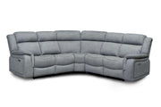 Florida Electric Recliner Sofa - Grey Large Corner - 239 x 239 CM 