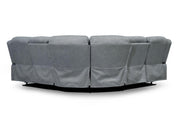 Florida Electric Recliner Sofa - Grey Large Corner - 239 x 239 CM 