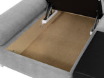 Malvi Sofabed - Grey Left Hand Facing Corner 
