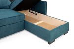 Miel Sofabed - Teal Universal Corner - 217 x 154 cm 