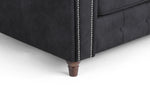 Oakland Sofa - Charcoal Armchair - 115 CM 