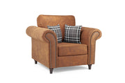 Oakland Sofa - Tan Armchair - 115 CM 
