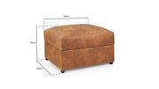 Oakland Footstool - Tan - 75 CM 