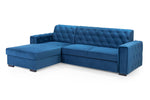 Hawaii Sofabed - Plush Blue Left Hand Facing Corner 260 x 180 cm 