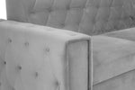 Hawaii Sofabed - Plush Grey Left Hand Facing Corner 260 x 180 cm 