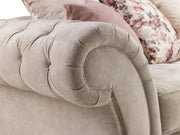 Duchess Chesterfield Sofa - Beige 2 Seater 