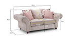 Duchess Chesterfield Sofa - Beige 2 Seater 