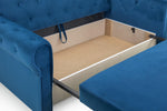 California Sofabed - Plush Blue 2 Seater 