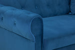 California Sofabed - Plush Blue 2 Seater 