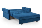 California Sofabed - Plush Blue 2 Seater 