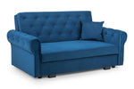 California Sofabed - Plush Blue 2 Seater 