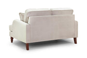 Valerie Sofa - Plush Beige 2 Seater - 145 CM