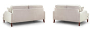 Valerie Sofa - Plush Beige 3+2 Set - 190 x 145 CM