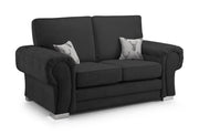 Verona Fullback Sofa - Black 2 Seater - 169 CM 