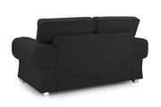 Verona Fullback Sofa - Black 2 Seater - 169 CM 