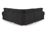 Verona Fullback Sofa - Black Large Corner - 240 x 240 CM 