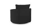 Verona Fullback Sofa - Black Swivel Chair - 105 CM 