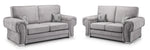 Verona Fullback Sofa - Grey 3+2 Set - 193 x 169 CM 