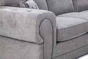 Verona Fullback Sofa - Grey 3+2 Set - 193 x 169 CM 