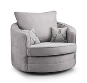 Verona Fullback Sofa - Grey Swivel Chair - 105 CM 