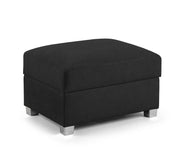 Verona Footstool - Black - 75 CM 