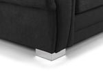 Verona Scatterback Sofa - Black Armchair - 113 CM 