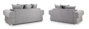 Verona Scatterback Sofa - Grey 3+2 Set - 193 x 169 CM 