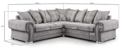 Verona Scatterback Sofa - Grey Large Corner - 240 x 240 CM 