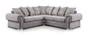 Verona Scatterback Sofa - Grey Large Corner - 240 x 240 CM 
