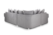 Verona Scatterback Sofa - Grey Left Hand Facing Corner - 263 x 180 CM 