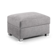 Verona Footstool - Grey - 75 CM 