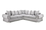 Verona Scatterback Sofabed - Grey Large Corner - 263 x 263 CM 