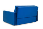 Viva Sofabed - Plush Blue 2 Seater - 153 CM 