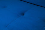 Viva Sofabed - Plush Blue 2 Seater - 153 CM 