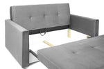 Viva Sofabed - Plush Grey 2 Seater - 153 CM 