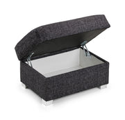 Brandon Footstool - Grey - 77 CM 