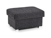 Brandon Footstool - Grey - 77 CM 