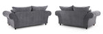 Richmond Fullback Sofa - Grey 3+2 Set - 236 x 202 CM 