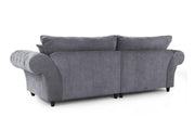 Richmond Fullback Sofa - Grey 4 Seater - 280 CM 
