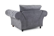 Richmond Fullback Sofa - Grey Armchair - 145 CM 
