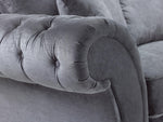 Richmond Footstool - Grey - 100 CM 